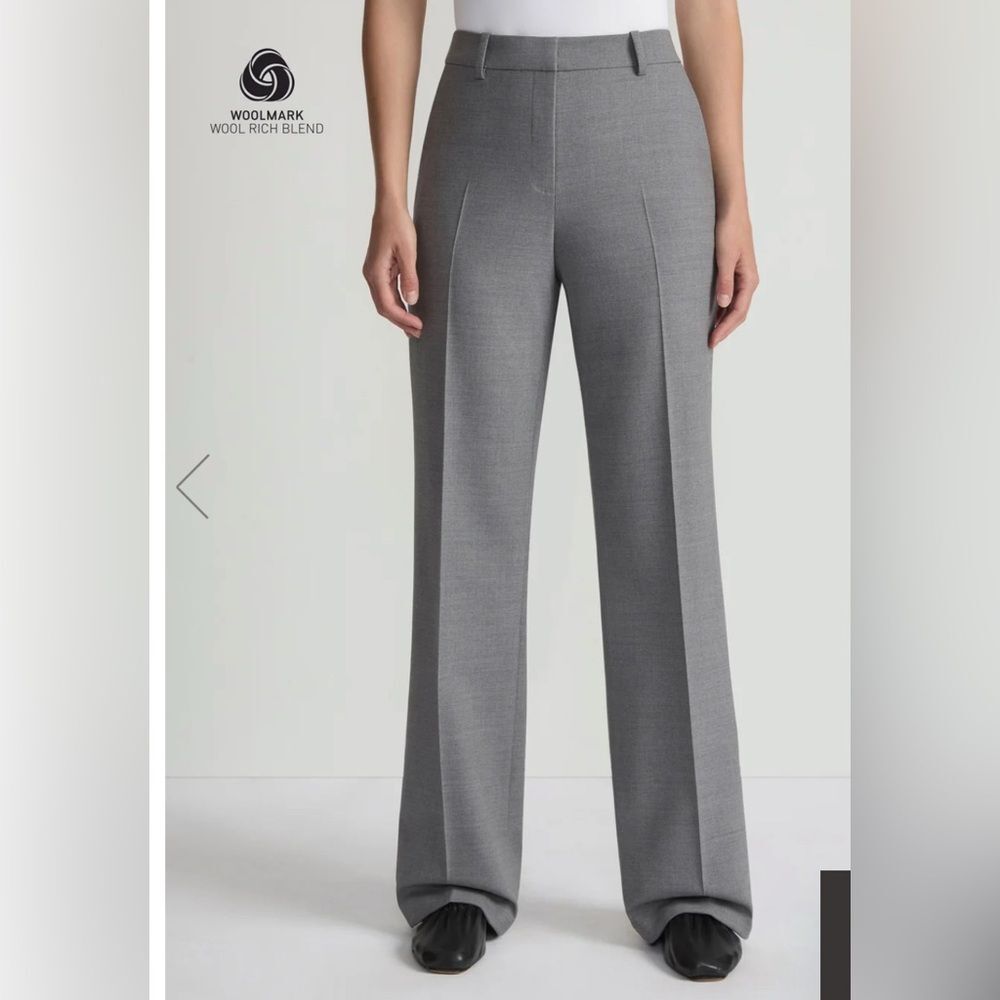 Lafayette 148 New York women’s 6 responsible stretch wool gates pants nickel new